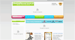 Desktop Screenshot of gieldarowerowa.pl